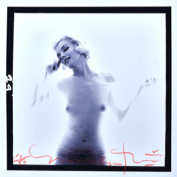 BERT STERN  (1929 - 2013)    Marilyn, Hotel Bel-Air, Los Angeles, 1962.  Limited Edition Fine Art Print, 2004. signed, titled, and numbered 10/50 in r