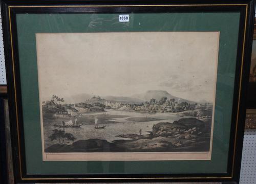 After Henry Salt, Poonah, aquatint by D. Havell, 46cm x 61cm.