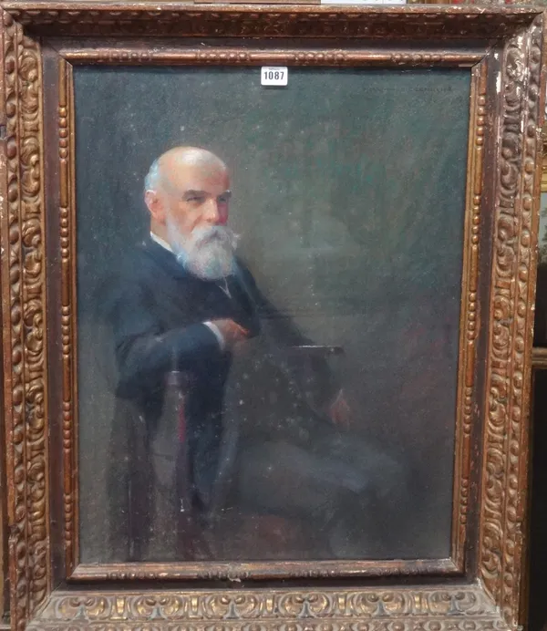 Pierre Emille Cornillier (1862-1946), Portrait of Paul Renard, pastel, signed, 65cm x 50cm. Provenance: Christie's, Paris: Collection Victor Hugo, Lot
