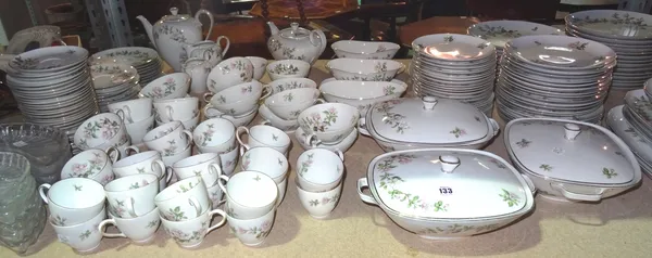 A large 'Franconia' dinner and tea/coffee service, (qty).  S2