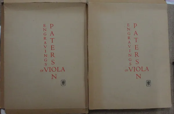 The engravings of Viola Paterson, two folios, numbered 5/150 and 8/150 respectively.(2)  CAB