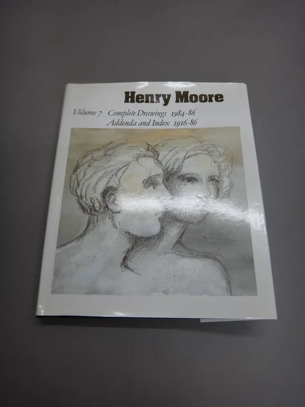 MOORE (H.) Complete Drawings. First Edition, 7 vols., edited by Ann Garrould. illus. throughout; d/wrappers, 4to. 1996-2003.  *  published under the a