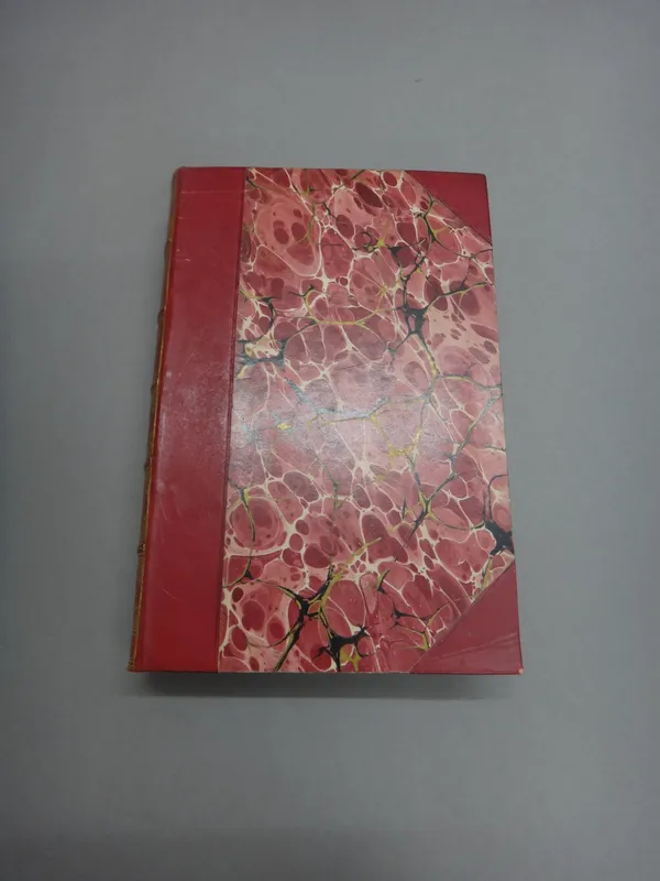 DICKENS (Chas.)  The Library Edition, (2nd issue, or reprint of), 30 vols. illus. throughout; earlier / mid 20th cent. red half calf & marbled boards,
