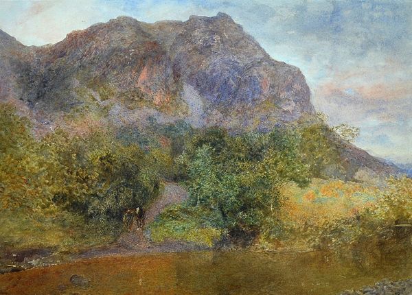 Alfred William Hunt (1830-1896), Yewdale Crags, Coniston, Lake District, watercolour, signed and dated 1878, 25cm x 35cm. Illustrated