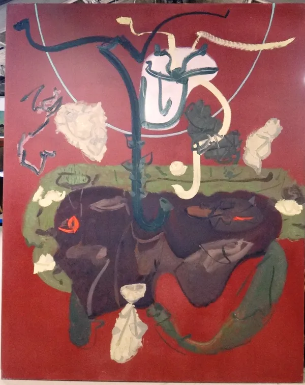 Maurice Cockrill (1936-2012), October Moon, oil on canvas, unframed, 250cm x 200cm. DDS