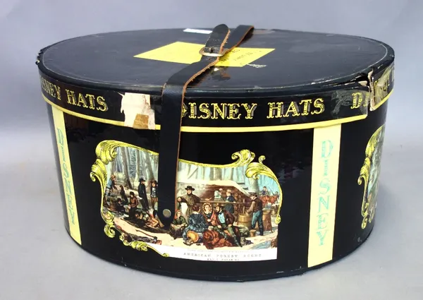 A gentleman's brushed silk top hat, size 7, by Christys' London and a collapsible top hat by Tress and Co, London. (2)