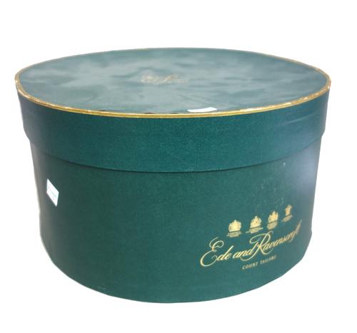 A modern brushed silk gentleman's top hat by Lock & Co, U.K Size 7 ¼, boxed.