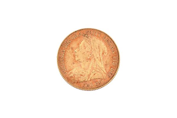 A Victoria old head sovereign, 1900 P.  Illustrated