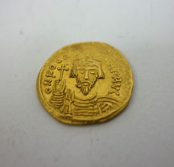 A Byzantine Empire Phocas AD 602-610, gold solidus, Constantinople Mint.