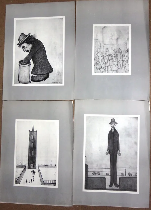 Two folios of prints Le Musee Sculpture Comparee du Palais du Trocadero; Broderies Cinoises, Indiennes, toiles de Genes & de Jouy; and four reproducti