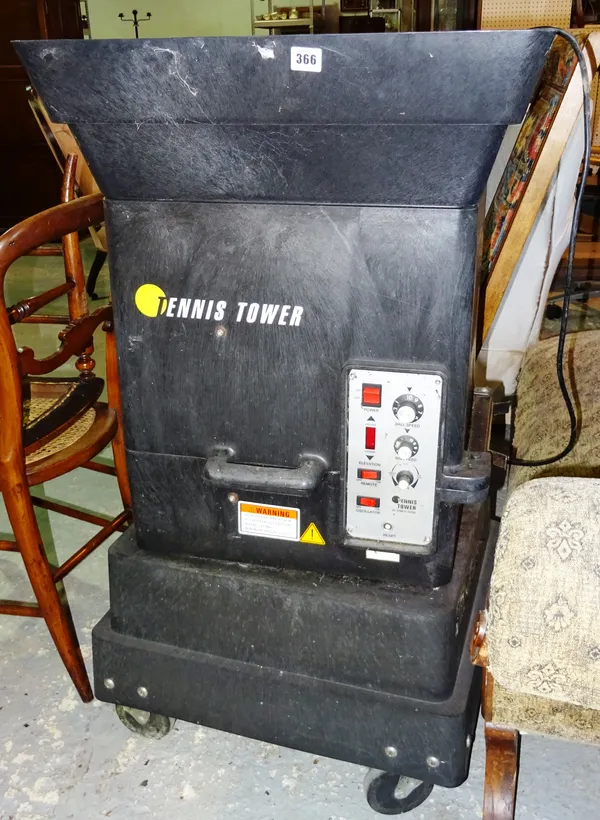 A 20th century "Tennis Tower", tennis ball practice machine.  OUT