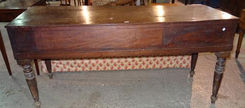 A late George III mahogany square piano by John Broadwood, 174cm wide x 90cm high.  J4