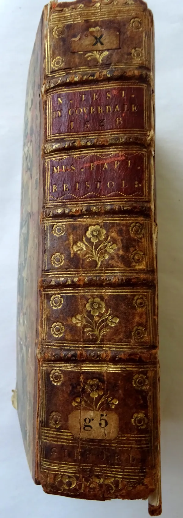 BIBLE - Coverdale's New Testament, Crom's second edition of 1539.  [The newe Testament of oure Sauyour Jesu Christ. Faythfully translated by Myles Cou