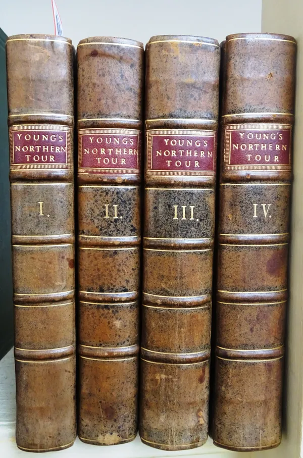 [YOUNG, A.]   A Six Months Tour through the North of England. Containing, an account of the present state of Agriculture, Manufactures and Population