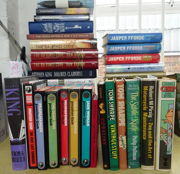 MODERN NOVELS - a miscellany, first editions & d/wrappers, some fantasy / crime, some signed / inscribed.