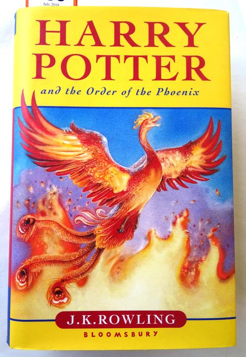 ROWLING (J.K.)  Harry Potter and the Order of the Phoenix. First Edition. half title, pictorial boards & d/wrapper (by Jason Cockcroft), med. 8vo. Blo