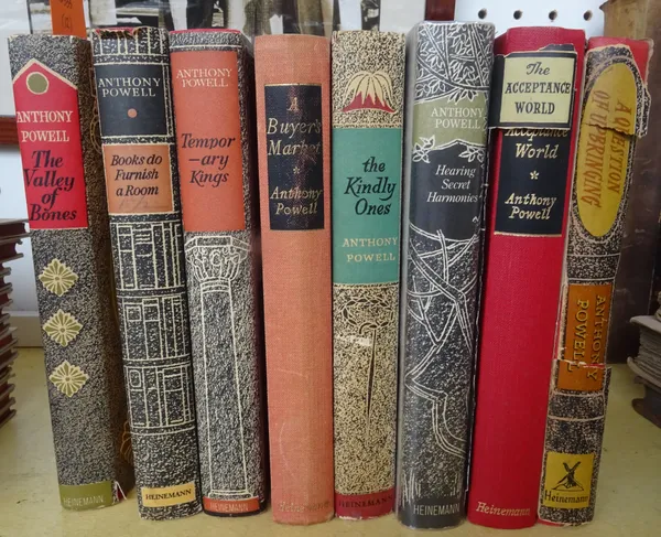 POWELL (A.)  Dance to the Music of Time series, 12 vols. First Editions (save The Acceptance World). half titles & 11 vols. with d/wrappers. 1951-75.