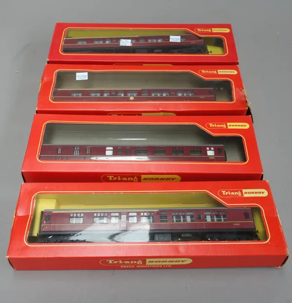 A quantity of Hornby 00 gauge locomotives, tenders, coaches, rolling stock and accessories, also including three Airfix train models and farm stock ac