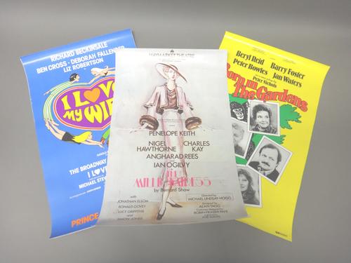A group of London West End Theatre handbills - includes 'Waters of The Moon' (Haymarket) 1978, 'Ipi-Tombi' (Cambridge Theatre) 1977, 'Born in the Gard