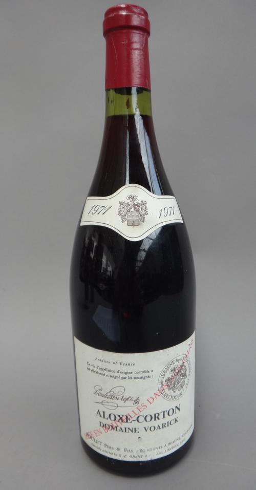 One magnum of 1971 Aloxe-Corton Domaine Voarick.