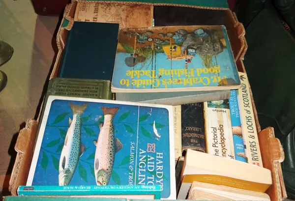 Fishing interest; a large collection of fish/angling books, dating from 1800s to circa 1960s, (qty).    S3B