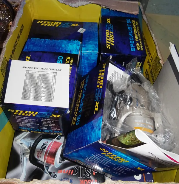 Fishing interest; a quantity of new and boxed fishing reels, all boxed, mostly coarse with two sea reels, (qty).    S3B