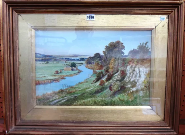 Cyril Ward (1863-1935), The River Arun, Sussex, watercolour, signed, 29cm x 45cm.