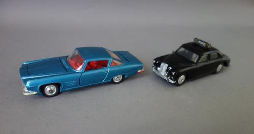 A Corgi 209 Riley Pathfinder Police car, and a Corgi 241 Ghia L.6.4 with Chrysler engine, both boxed, (2).