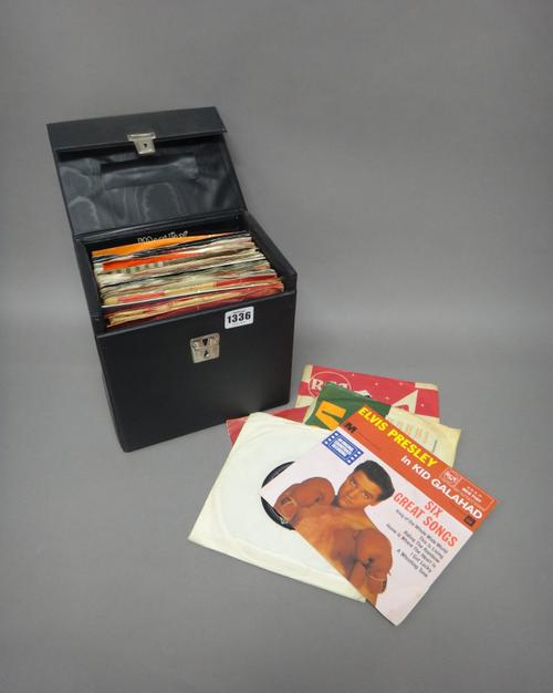 A large group of Elvis 45 single records, (qty).