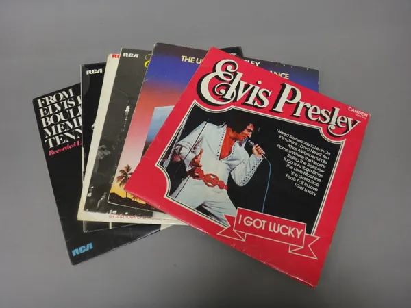 A group of Elvis records and albums, including box sets, picture discs and others, (qty).