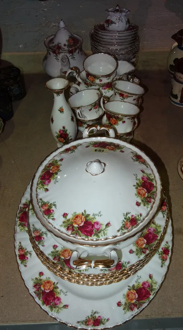 A quantity of Royal Albert Old Country Roses pattern part tea wares, (qty)  S2