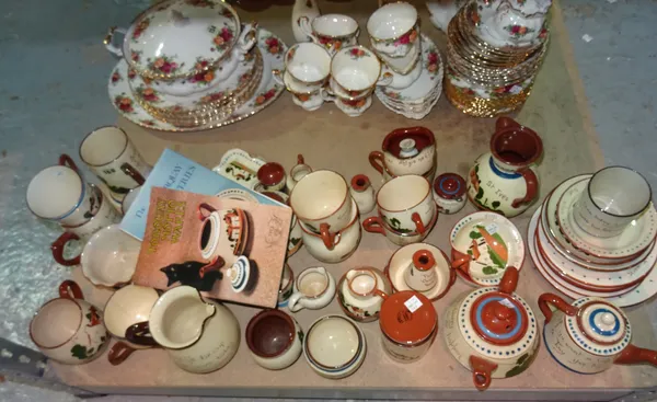 Ceramics, comprising; a quantity of Motto ware ceramics, including, cups, mugs, plates and sundry, (qty).   S2