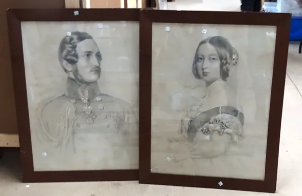 'The Victoria Jubilee in twelve reliefs', published by Raphael Tuck, framed, 198cm long, together with assorted framed Victoriana and items relating t