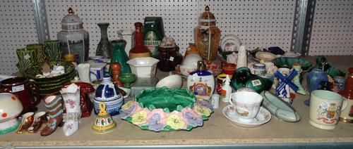 Ceramics, including; 20th century and later, decorative items including Gobel vases, cups, pots tobacco jar and sundry, (qty)  S4