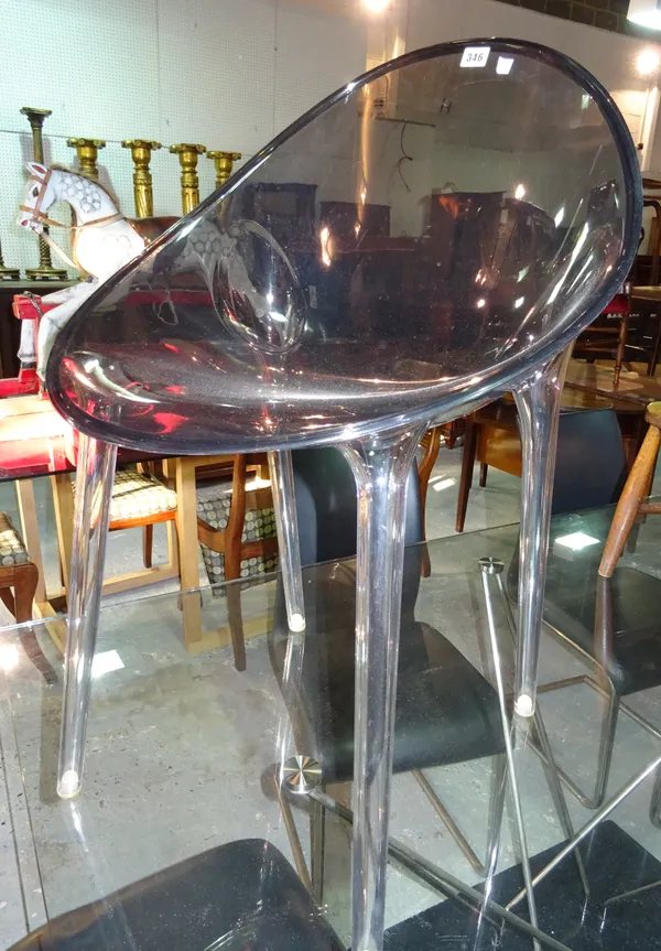 A 20th century perspex chair.  D6