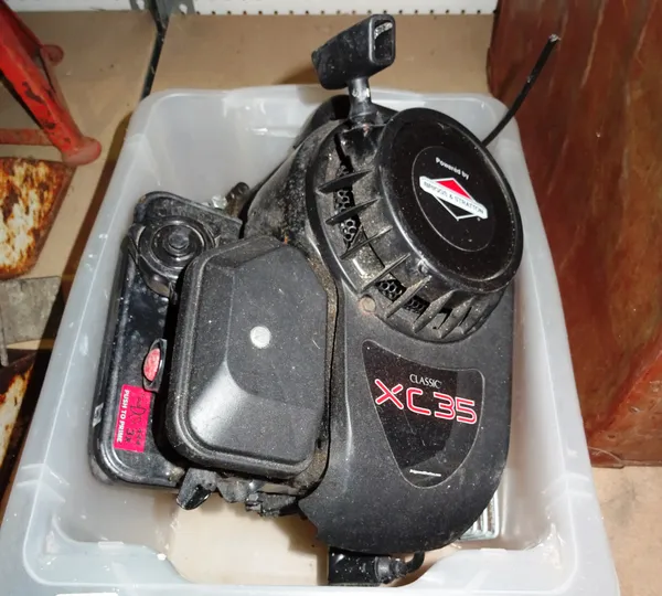 A Briggs and Stratton XC35 four stroke engine.   S4