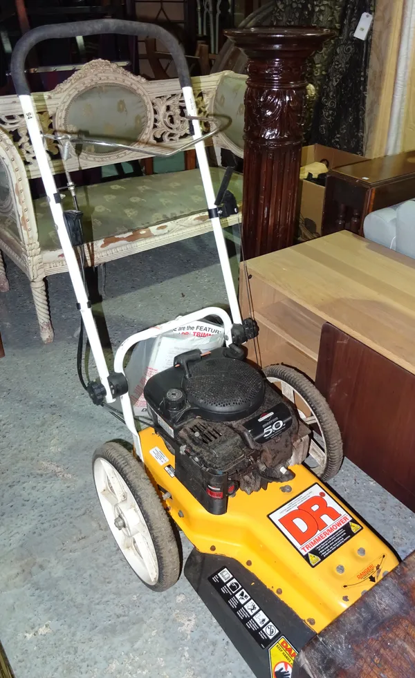 A DR trimmer mower with Briggs and Stratton engine. EXTRA