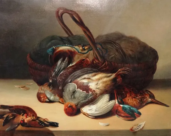 English School (19th century), Still life of dead game, oil on canvas, unframed, 58cm x 72cm.