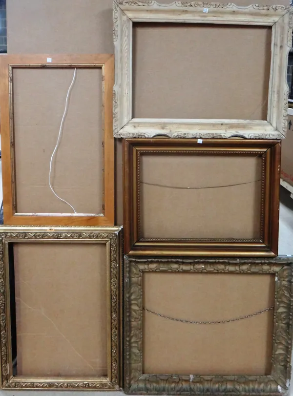 A group of six assorted 20th century frames.(6)  CAB