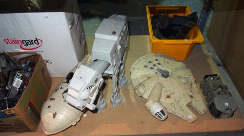 Toys, comprising; mainly Star Wars, original trilogy and later, some with packaging, (qty).  S3B