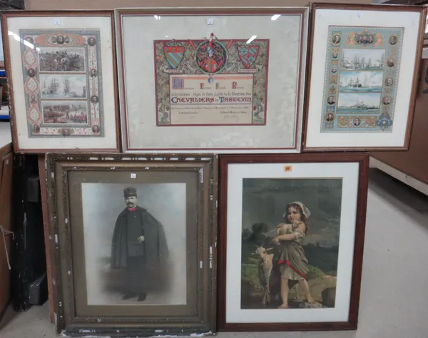 A quantity of assorted prints, engravings and reproductions.(qty)  B4