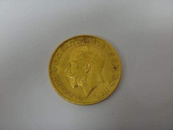 A George V sovereign, 1911.