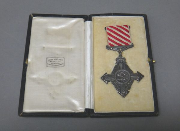 An Air Force Cross, George V issue, with the original John Pinches case of issue, detailed A.F.C.   Illustrated