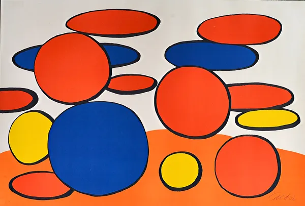 Alexander Calder (1898-1976), Untitled, colour lithograph, signed and inscribed E.A. in pencil, 75.5cm x 110cm. DDS  Illustrated.