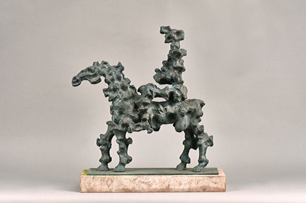 Andreas Urteil, Imaginary Rider, 1958 bronze, 48 by 44 by 12 cms. This work is number 4 from an edition of 9. DDS Illustrated.