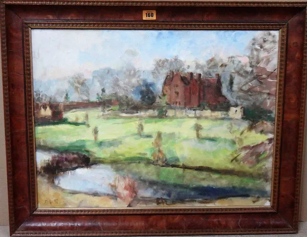 M** G** (20th century), Chartwell, home of Sir Winston Churchill, oil on canvas, signed with initials and dated '92, 45cm x 60cm.  G1