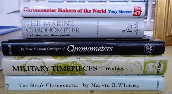 A. Randall, The Time Museum Catalogue of Chronometers, 1992; R. T. Gould, The Marine Chronometer, 1989; T. Mercer, Chronometer Makers of the World, 20