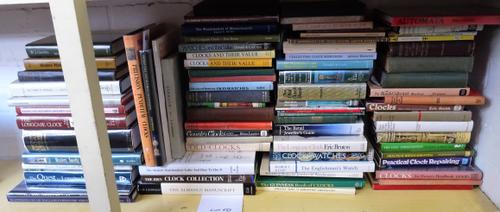 A quantity of reference books relating to horologyIncluding D. Roberts, Precision Pendulum Clocks, 2003,  J.B. Hawkins, Thomas Cole, 1975 and other ti