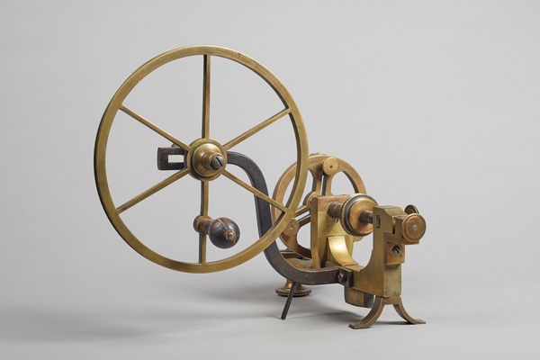 A brass and steel hand-driven watchmaker's latheStamped John Leyland, Prescott, Second half 19th Century29cm wide