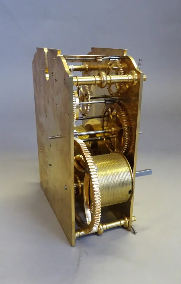 A modern long duration longcase clock movementUnfinished
